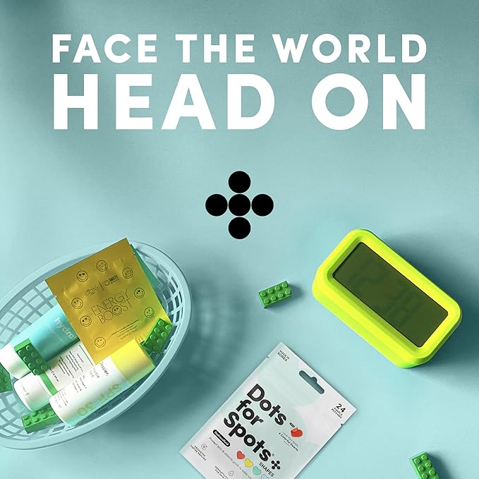Dots for Spots Pimple Patches For Face - Fast Acting, Translucent Hydrocolloid Zit Patches that Unclog Pores Korean Skin Care, Hearts, 24 Patches
