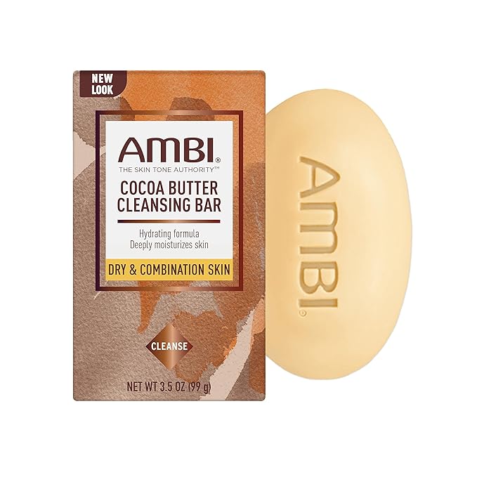 Ambi Even & Clear Toner and Cocoa Butter Bar, 8 Ounce and 3.5 Ounce