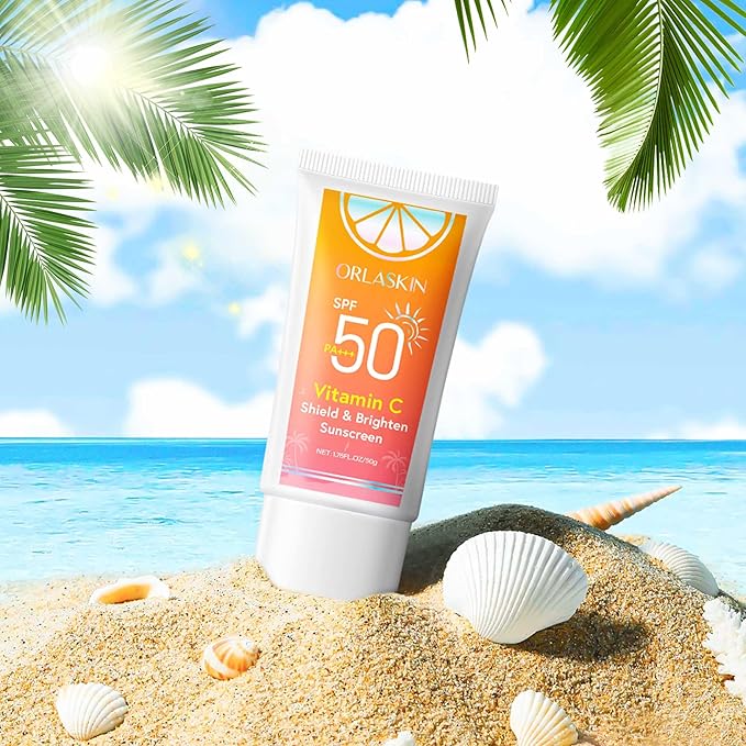 Sunscreen SPF 50 - Dry Waterproof Non-Greasy Broad Spectrum Body & Face Sunscreen Lotion for Sensitive Skin - On-the-Go Days Fast-Absorbing, Water and Sweat Resistant (Travel-Size Sunscreen)