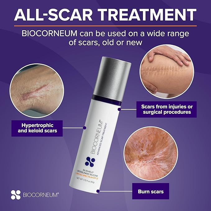 Advanced Scar Treatment with Silishield® & SPF 30 20g – Silicone Scar Gel for Surgical Scars & Keloids – Scar Cream for Old or New Scars – Surgeon Recommended – Safe for Adults & Kids – Made in USA