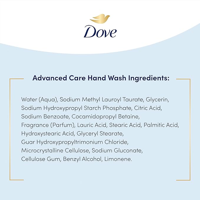 Dove Antibacterial Hand Wash Care & Protects Skin from Dryness,Moisturizers More Than The Leading Ordinary Hand Soap,34 oz,(Pack of 6)