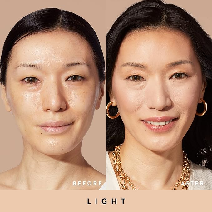 LAURA GELLER NEW YORK Quench-n-Tint Tinted Moisturizer - Sheer to Light Buildable Coverage - Natural Glow Finish - Lightweight Formula with Hyaluronic Acid, 02 Light