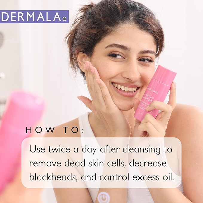 Dermala Do Your Tone Thing Balancing Toner | pH Balanced Solution PHA Oil Controlling Facial Toner for Blemish Prone Skin | Gentle Exfoliation Calms Hydrates Moisturizes for All Skin Types | 3 fl oz