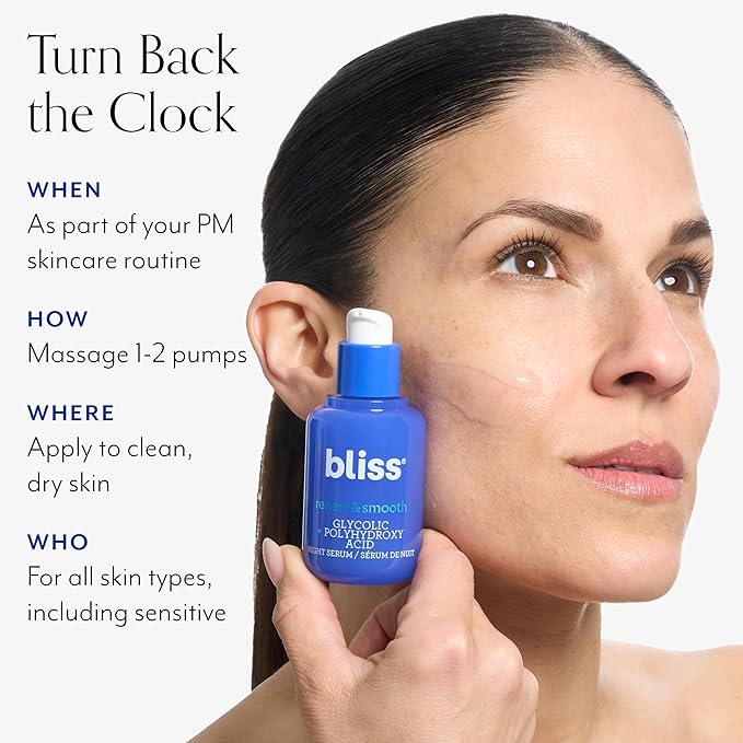 Bliss Well Yes! Hydration & Glow Trio - Hydrating Toner, Glow Serum, Night Serum - Brightening, Hydrating, Exfoliating - Clean, Vegan & Cruelty-Free