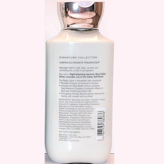 Bath & Body Works, Signature Collection Body Lotion, Moonlight Path, 8 Ounce