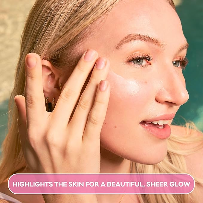 Bioré UV Aqua Rich Glow Enhancing Moisturizer with SPF, Daily Moisturizer with SPF 50, 1% Niacinamide Facial Sunscreen, 1.7 Oz