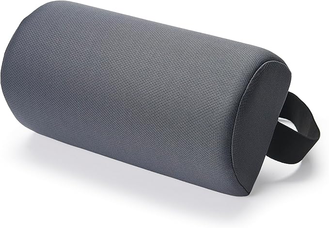 OPTP The Original McKenzie D-Section Lumbar Roll – USA-Made Low Back Lumbar Support Pillow for Office, Back Pillow for Car and Travel. The Preferred Lumbar Pillow of Physical Therapists.