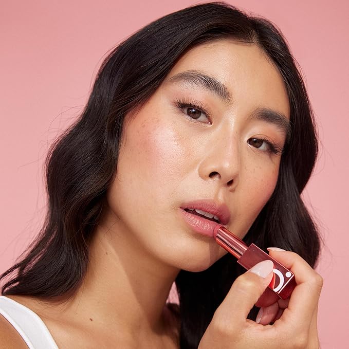 MCoBeauty - Sheer Tint Lip Balm - Bella Vita, Dusty Rose Shade - Hydrating Gloss Balm with Jojoba Seed Oil - Helps Nourish Lips and Adds a Glossy Tint - Lip Care, Tinta para Labios