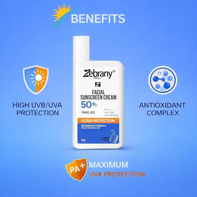 Facial Sunscreen, Oily & Acne-Prone Skin - SPF Moisturizer Face, No White Cast, Superior Sun Defense with a Clean Lightweight Feel, Mineral-Based with Zinc Oxide for Men & Women Daily Skincare.