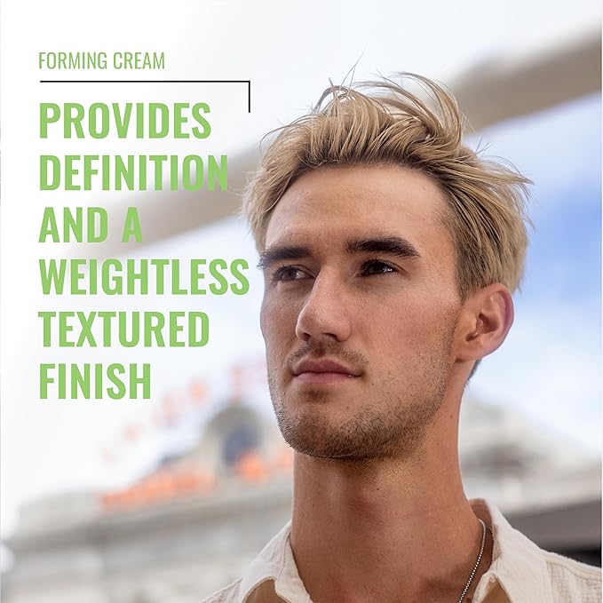 Fix Your Lid Forming Cream 3.75 oz Medium Hold Hair Cream For Men - Mens Hair Gel Medium Shine - All Day Hold Styling Cream For All Hairstyles - Easy To Wash Out