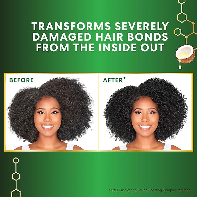 Palmer's Amino Bonding Complex Hair Mask,Intense Conditioning Masque Pack with Coconut Oil & Vitamin E,Heat Protectant,Anti Frizz,Adds Shine,Protects Hair Growth,All Types,2.1oz packette (Pack of 12)