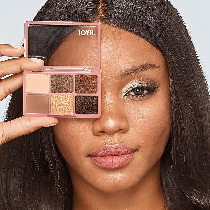 JOAH Eyeshadow Palette, Escapades Eye Makeup, 6 Shades, Richly Pigmented, Long Lasting Powder Shadow in Matte & Shimmer Finishes, Korean Beauty Palettes, Nudist Colony