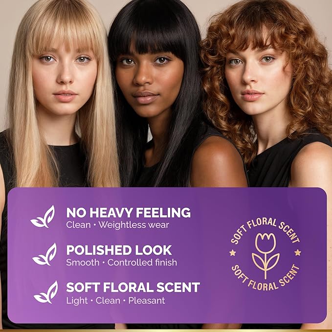 Hydrating Hair Serum for Dry & Frizzy Hair, Lightweight Leave-In Anti-Frizz Treatment, Non-Greasy Split Ends Repair with Keratin, Biotin, Castor & Rosemary Oils, Smooth Shine & Heat Protection, 2 Pack