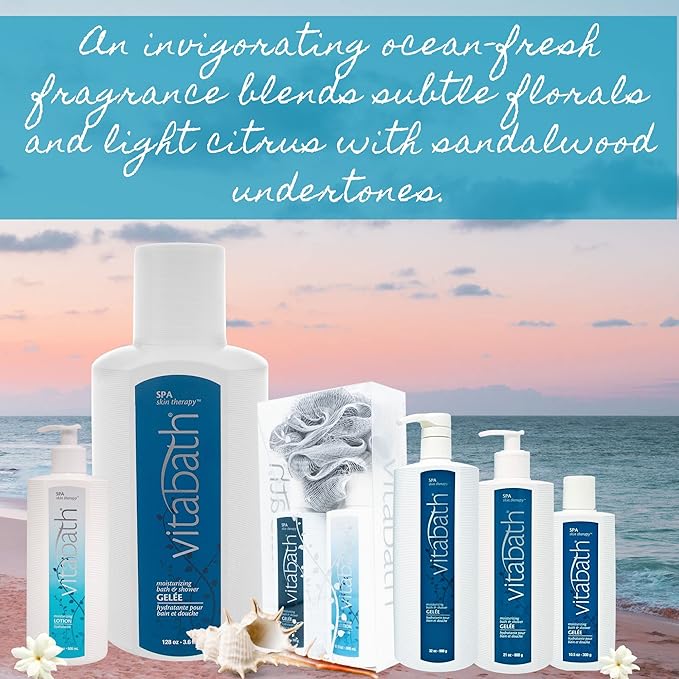 Vitabath ORIGINAL Moisturizing Bath & Shower Gelée (21 oz, Sandalwood)