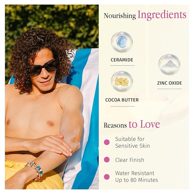 PoolBar SPF 30 Hydrating Mineral Body Sunscreen Cream for Women and Men Skin Care - Coconut Vanilla Scent Sun Care, Vegan and Water Resistant, Broad Spectrum Sunscreen, 140 ml (4.7 Fl. Oz) (Pack of 3)