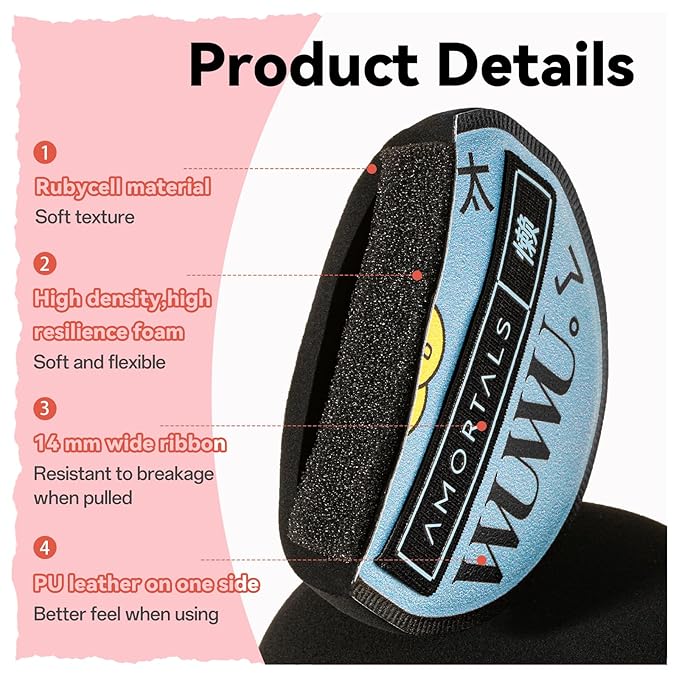 2Pcs Makeup Sponge & Powder Puff Set with Storage Case, Foundation Sponges & Applicator for Liquid, Cream & Loose Powder, Soft Rubycell Blender for Flawless Finish (Black)