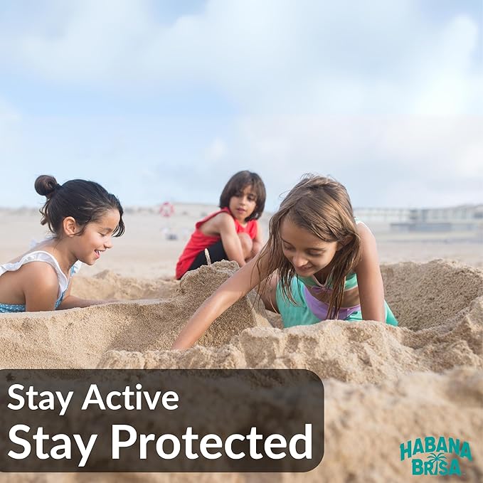 Habana Brisa Kids Sunscreen Spray SPF 70, Hawaii 104 Reef Act Compliant | Octinoxate & Oxybenzone Free | Broad Spectrum UVA/UVB Protection, Water Resistant Sun Protection for Sensitive Skin, 6 Oz