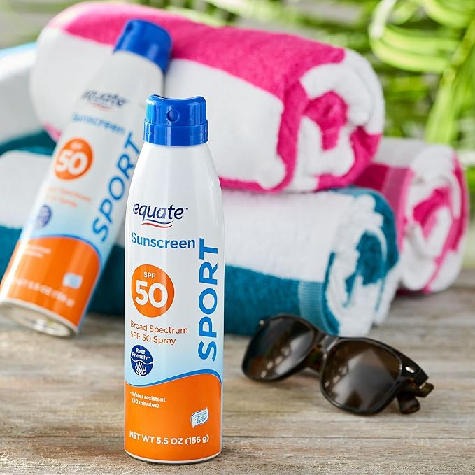 Sport Broad Spectrum Sunscreen Spray, SPF 50, Twin Pack