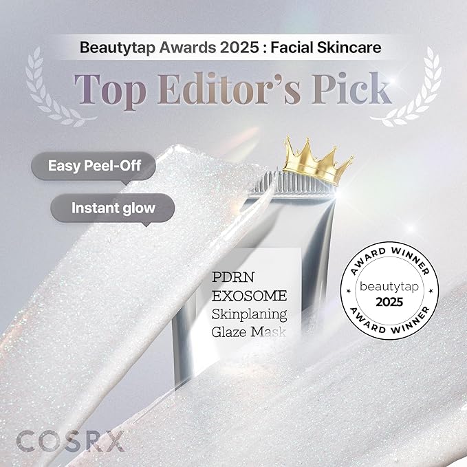 COSRX PDRN EXOSOME Glaze Wrapping Mask with SALMON DNA PDRN, Easy Peel-Off Overnight Mask for Glass Skin, Firmness, Elasticity & Skin Texture Care,1.69 fl. Oz, Korean Skin Care