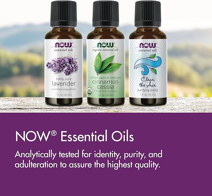 NOW Essential Oils, Patchouli Oil, Earthy Aromatherapy Scent, Steam Distilled, 100% Pure, Vegan, Child Resistant Cap, 1-Ounce
