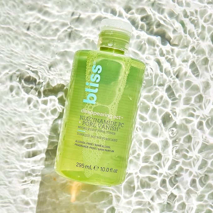 Bliss Jelly Glow Peel™ Exfoliator + Disappearing Act Niacinamide Toner | Clean | Cruelty Free | Paraben Free