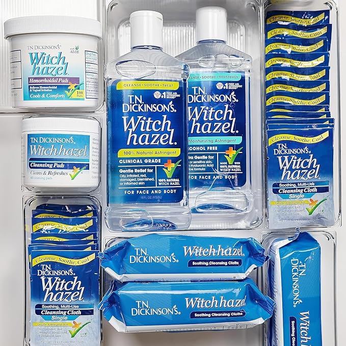 Dickinson's Witch Hazel All Natural Astringent 8 oz (Pack of 4)