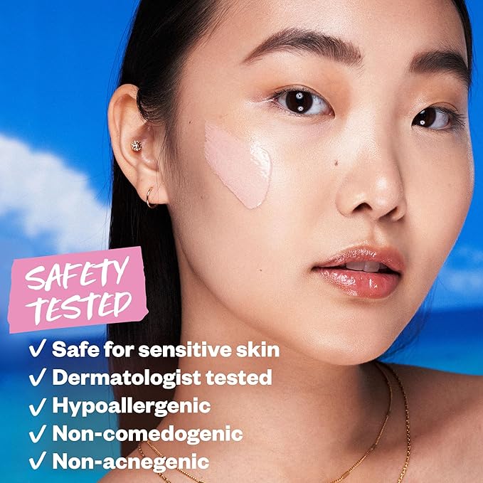 Kosas DreamBeam SPF 40 Mineral Sunscreen for Face + Makeup Prep – Lightweight Hydrating Sun Protection, 40 ml