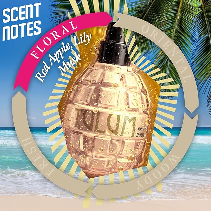 Bronzing Bomb Tulum Tanning I Dark Tanning Lotion for Outdoor Sun I Fast Deep Bronze Glow I Sun Tanning Oil with Natural Oils I Non-Greasy Moisturizing Formula for Beach & Vacation (200 ml/6.8 fl oz)