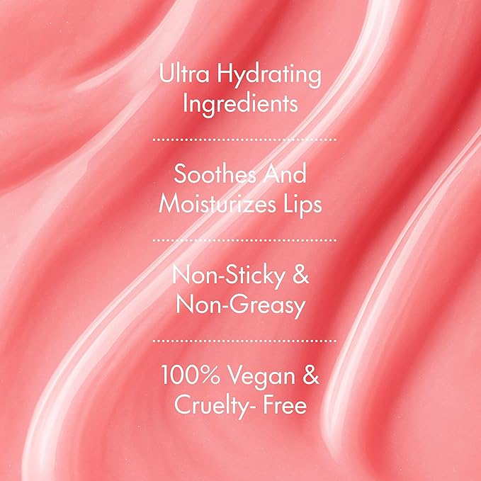 Ruby & Millie Tinted Lip Balm Pink Sugar - Hydrating Sugar Lip Balm - Moisturizing Lip Butter Balm Treatment - Pink Lip Balm 0.5 Oz