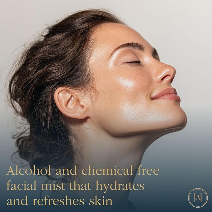 HMA | Neroli Water Facial Mist – 100% Pure Orange Blossom Hydrosol | Alcohol-Free Toner with Sodium Levulinate & Anisate | Hydrating Mist for Sensitive Skin | 3.38 FL Oz