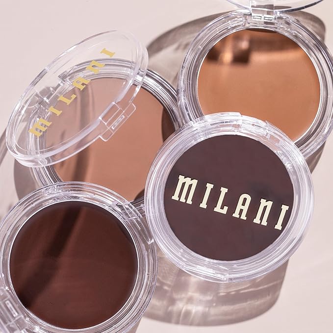 Milani Cheek Kiss Cream Bronzer, 130 - Spicy Season, Vegan & Cruelty-Free, Made in Korea, Lightweight Glow, Soft Matte Finish