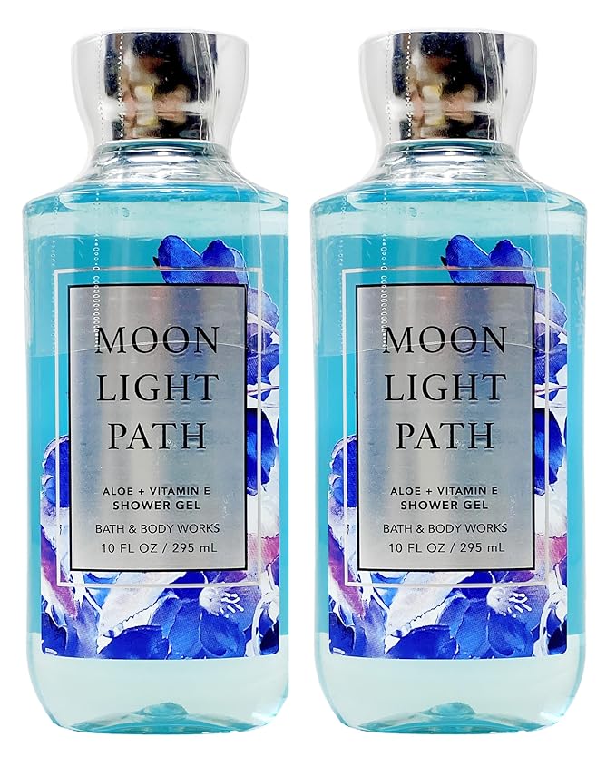 Bath and Body Works Moonlight Path Shower Gel Gift Sets 10 Oz 2 Pack (Moonlight Path)