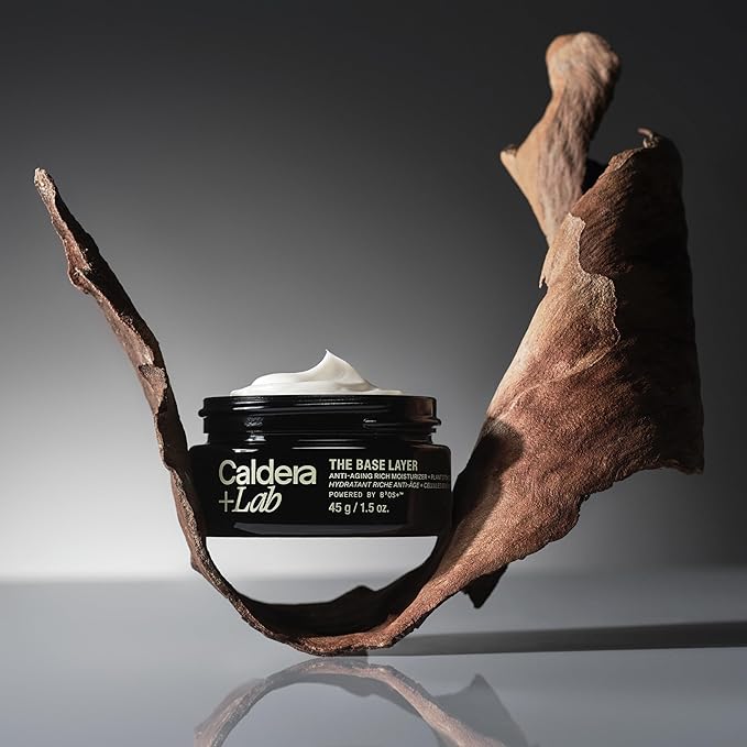 Caldera + Lab The Base Layer | Men's Organic Face Cream Moisturizer for Dry, Sensitive, & Normal Skin – Vegan, Natural & Antioxidant Packed Facial Skincare