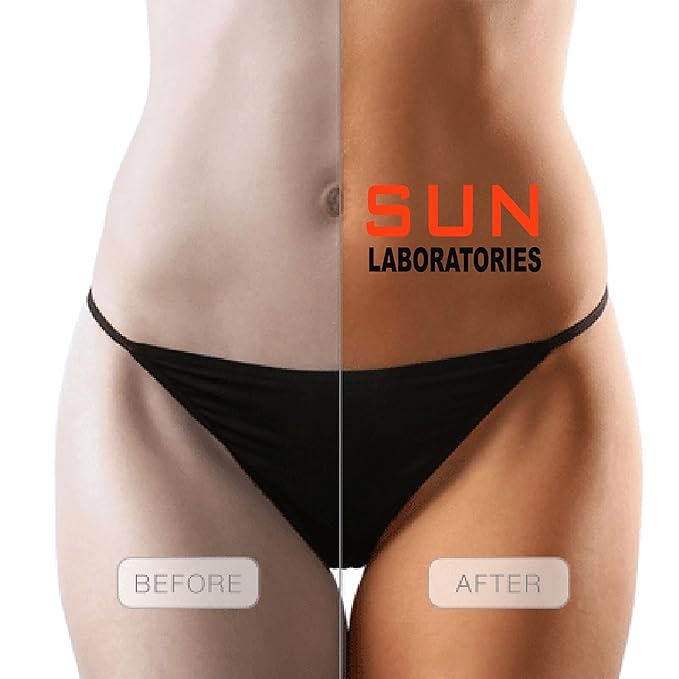 Sun Labs Self-Tanning Kit with Lotion, Exfoliant, and Tan Maintainer for a Golden Glow - 2 2 fl. oz. Bottles Lotion and 1 2.7 fl. oz. Bottle Exfoliant