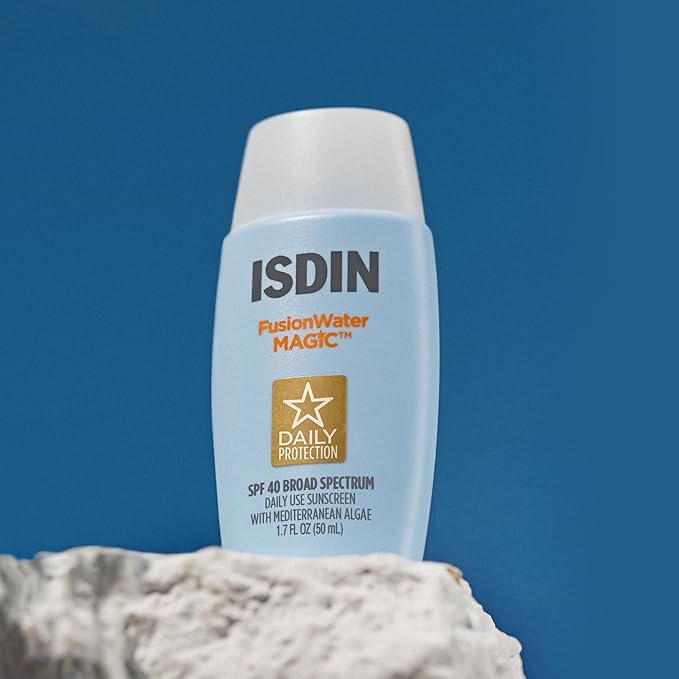 ISDIN’s Amazon gift set sets you up to be protected from photoaging - at home & on the go, with a FWM 50ML & FWM 10ML in a cute makeup bag
