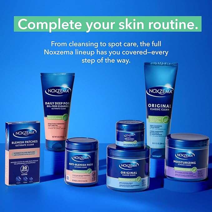 Noxzema Classic Clean Cream, Original Deep Cleansing 12 oz