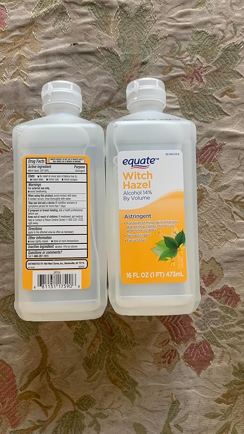 Witch Hazel, 14% Alcohol Astringent (2 Pack)