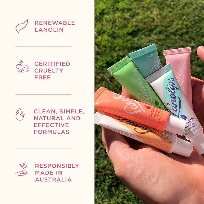 Lanolips Tinted Lip Balm - Enriched with Lanolin Oil for Shine & Hydration - Hydrating Tinted Lip Gloss Tube - Spice (12.5g / 0.44oz)