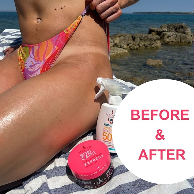 Sun Care Marmelada Tanning Accelerator | For Quick and Intense Tan | with 100% Organic Coconut Oil, Karité and Cocoa Butter | Silicone-Free | Vegan (Express)
