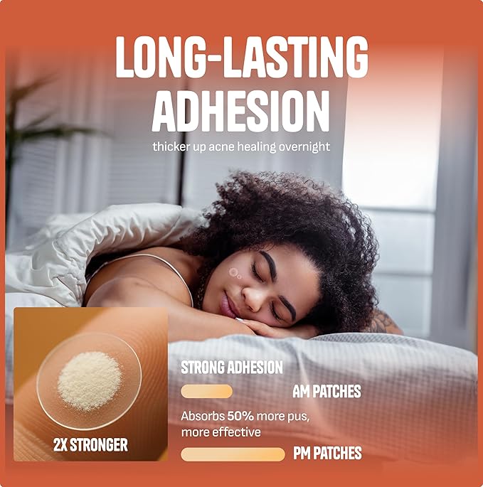 Pimple Patches for Face – Day & Night Acne Patches for Fast Healing, Skin Clarity – Invisible Hydrocolloid Patches, Waterproof Spot Treatment – All Skin Types Zit Patches of 60/120/180