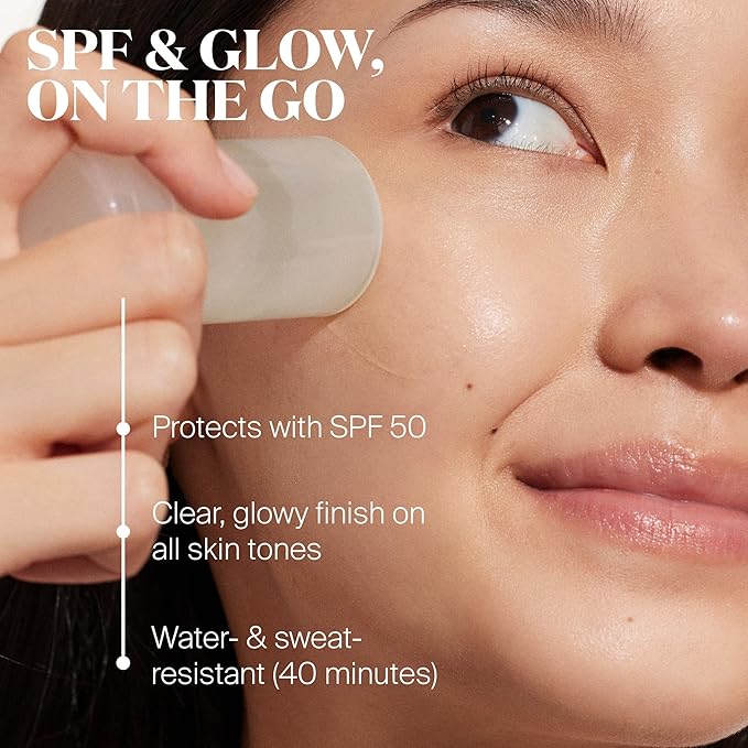 Supergoop! Destination Glow - Includes 3 Travel-Sized Glowy SPF Favorites: Glowscreen SPF 40, Glow Stick SPF 50, and Glow Oil SPF 50