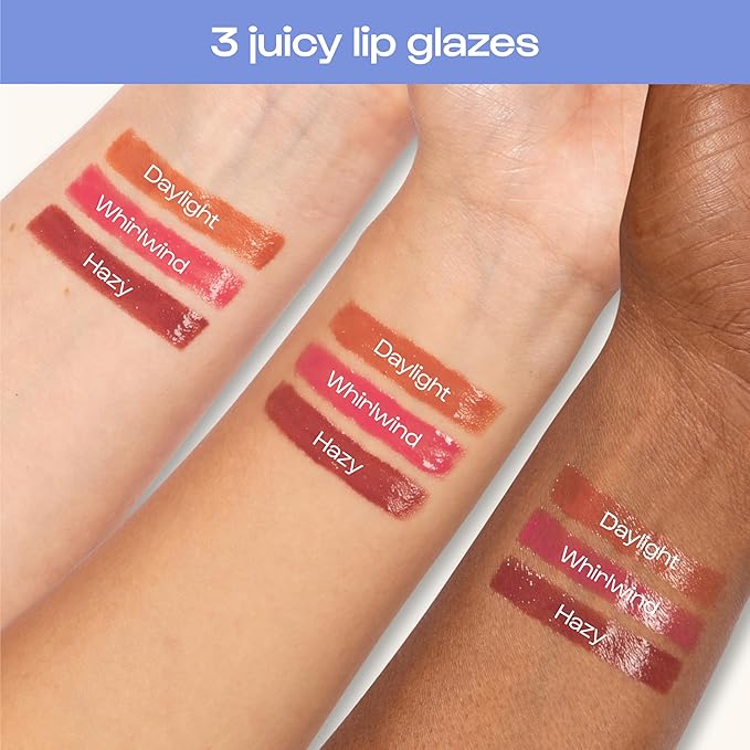 ALLEYOOP Sun Serum Lip Oil SPF 40 – Tinted Lip Oil with SPF, Hydrating Tinted Lip-Moisturizer for Women, Lips Sunscreen for Cracked Lips, Smooths & Soothes, Vegan, Travel-Friendly, Hazy