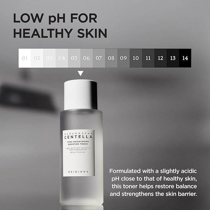 SKIN1004 Tone Balancing Boosting Toner, Korean Face Toner for Uneven Skin Tone, Centella Toner with Niacinamide & MadeWhite, Gentle Exfoliating, Radiant Skin, Korean Skin Care, 7.10 fl.oz / 210ml