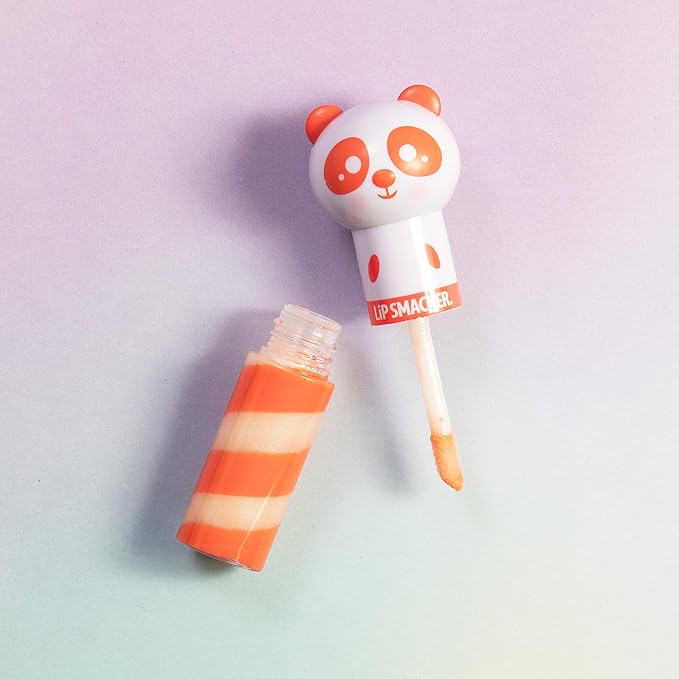 Lip Smacker Lippy pal swirl lip gloss, Panda - Paws-Itively Peachy, 0.14 Ounce (Pack of 2)
