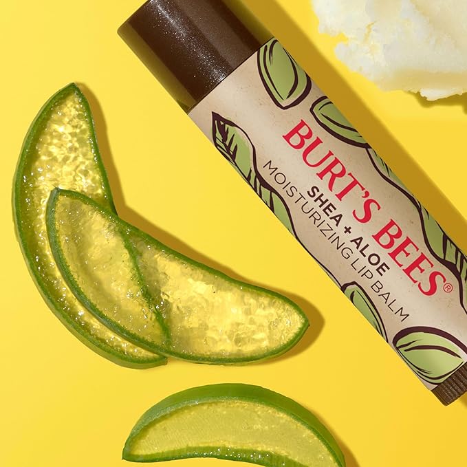 Burt's Bees Easter Basket Stuffers, Lip Balm, Beeswax, Strawberry, Coconut and Pear, and Vanilla Bean Pack, With Responsibly Sourced Beeswax, Tint-Free, Natural Lip Treatment, 4 Tubes, 0.15 oz.
