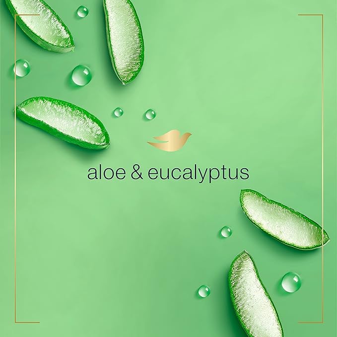 Dove Foaming Hand Wash Aloe & Eucalyptus Protects Skin from Dryness,More Moisturizers than the Leading Ordinary Hand Soap,10.1 oz,(Pack of 8)