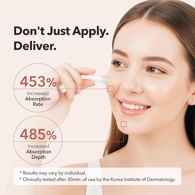 My Dermatologist's Vacation, PDRN, PORE TIGHTENING, COLLAGEN BOMB KKUG TAMP – Double-Acting Beauty Device with Micropoint ESSENCE STICK & AMPOULE, Korean Skincare Facial Serum Kit Single-Use Sets
