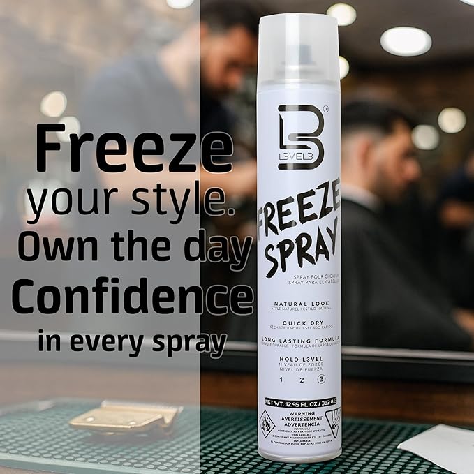 L3 Level 3 Hair Spray - Long Lasting and Strong Hold Hair Spray (12.95 Oz)