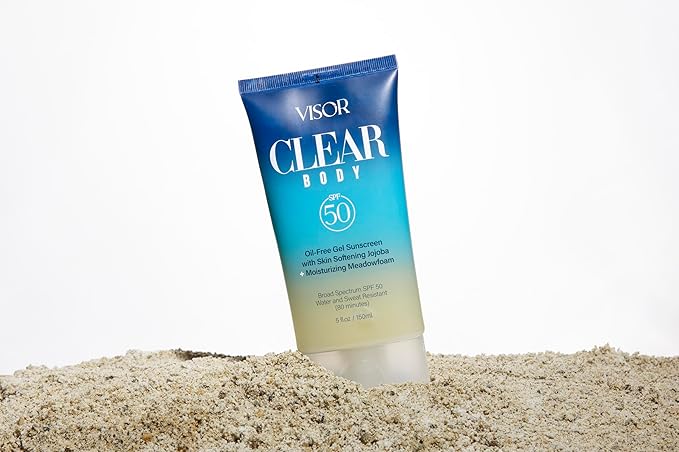 Visor Clear SPF 50 Creamy Gel Sunscreen for the Body