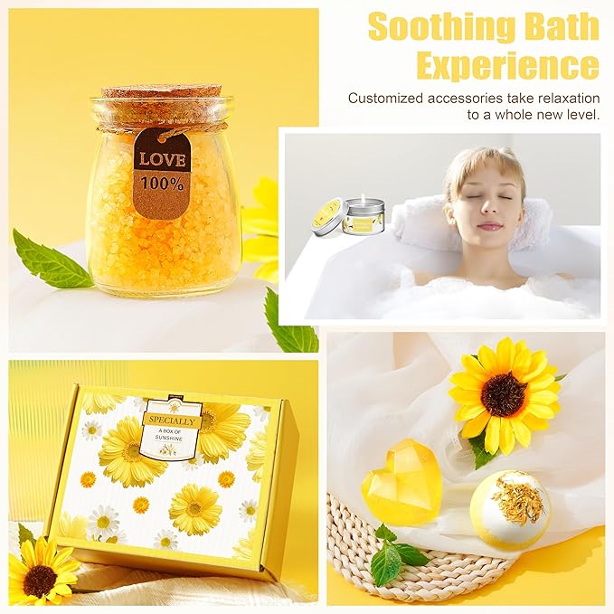 Gifts for Women,Bath and Body Gift 10 pcs Warm Vanilla Self Care Set for Friends,Her,Bestie,Mom,Wife Christmas Birthday Gifts